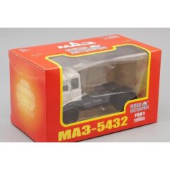 1:43 Масштабная модель МАЗ 5432 седельный тягач (1981-1985), серый