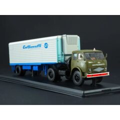 1:43 Масштабная модель МАЗ-504 с полуприцепом Alka N12CH Sovtransavto