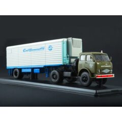 1:43 Масштабная модель МАЗ-504 с полуприцепом Alka N12CH Sovtransavto