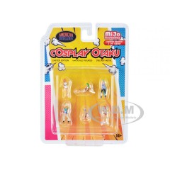 1:64 Масштабная модель American Diorama 1:64 Cosplay Otaku 6 piece Diecast Figure Set Limited Edition