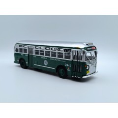 1:43 Масштабная модель Автобус GM TDH 3610 New York City Omnibus Corp green silver