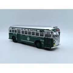 1:43 Масштабная модель Автобус GM TDH 3610 New York City Omnibus Corp green silver