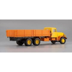 1:43 Масштабная модель КРАЗ 219Б бортовой экспортный (1966-1969), желто-оранжевый