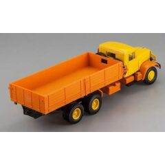 1:43 Масштабная модель КРАЗ 219Б бортовой экспортный (1966-1969), желто-оранжевый