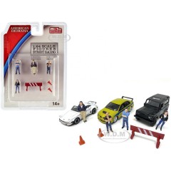 1:64 Масштабная модель American Diorama Mijo Exclusive 1:64 Figures Street Racing Fast and Furious Style