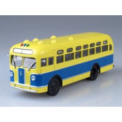 1:43 Масштабная модель Автобус ЗИС-155 сине-жёлтый