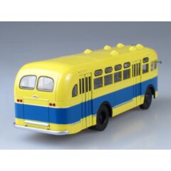 1:43 Масштабная модель Автобус ЗИС-155 сине-жёлтый