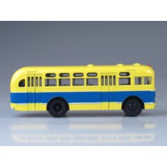 1:43 Масштабная модель Автобус ЗИС-155 сине-жёлтый