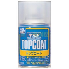 Краска художественная т.м.MR.HOBBY Topcoat Semi-gloss Spray  86мл