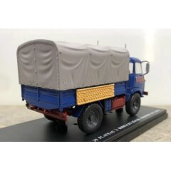 1:43 Масштабная модель RENAULT SAVIEM TP 3 MB 39 бортовой грузовик 4x4 c тентом "Croisiere Des Sables" 1975 Blue