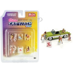 1:64 Масштабная модель MIJO EXCLUSIVE 1:64 BIKINI CAR WASH GIRLS