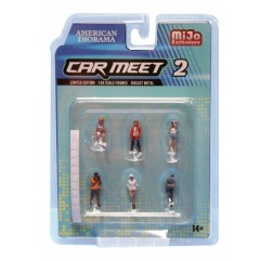 1:64 Масштабная модель Фигурки Car Meet 2 Set