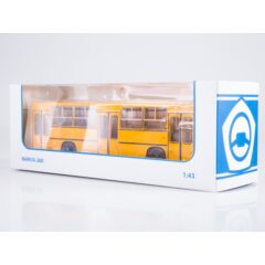 1:43 Масштабная модель Автобус Икарус-260 планетарные двери, жёлтый