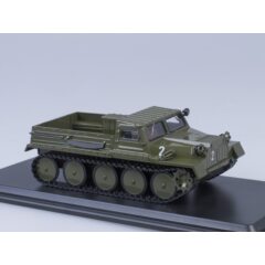 1:43 Масштабная модель Гусеничный транспортёр-снегоболотоход (ГТ-С), 1954 г.