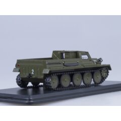 1:43 Масштабная модель Гусеничный транспортёр-снегоболотоход (ГТ-С), 1954 г.