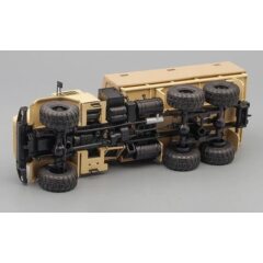 1:43 Масштабная модель КРАЗ 260 бортовой с тентом (1989), песочный