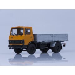 1:43 Масштабная модель МАЗ-5337 бортовой (ранняя кабина), 1987 г. /металл. рама, откидывающаяся кабина/