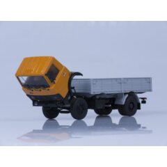 1:43 Масштабная модель МАЗ-5337 бортовой (ранняя кабина), 1987 г. /металл. рама, откидывающаяся кабина/