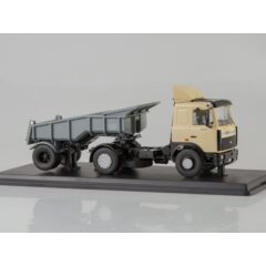 1:43 Масштабная модель МАЗ-5432 с полуприцепом-самосвалом МАЗ-5232В