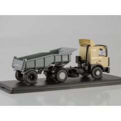 1:43 Масштабная модель МАЗ-5432 с полуприцепом-самосвалом МАЗ-5232В