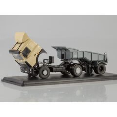 1:43 Масштабная модель МАЗ-5432 с полуприцепом-самосвалом МАЗ-5232В