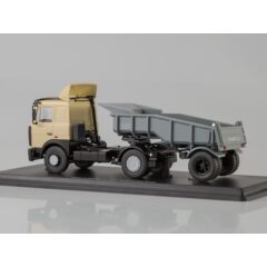1:43 Масштабная модель МАЗ-5432 с полуприцепом-самосвалом МАЗ-5232В