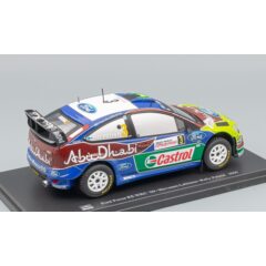 1:24 Масштабная модель FORD Focus RS WRC'09 #3 "BP Ford Abu Dhabi WRT" Hirvonen/Lehtinen Winner Rally Poland 2009