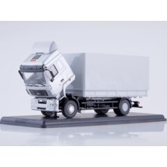 1:43 Масштабная модель МАЗ-5340 бортовой с тентом