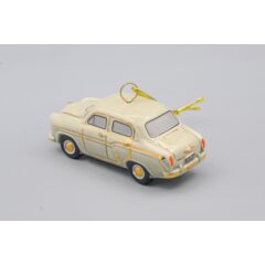 Ёлочная игрушка "Москвич 407" оливковый