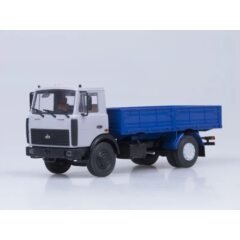 1:43 Масштабная модель МАЗ-5337 бортовой (поздняя кабина) /металл. рама, откидывающаяся кабина/