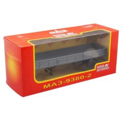 1:43 Масштабная модель МАЗ 9380-2 полуприцеп, серый