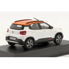 1:43 Масштабная модель Citroen C3 (India) 2021 белый с оранжевой крышей