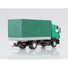 1:43 Масштабная модель МАЗ-5340 бортовой с тентом (рестайлинг)