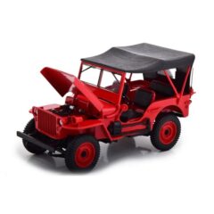 1:18 Масштабная модель Jeep Willys 1942 красный