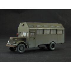 1:43 Масштабная модель Автомобильная кислородная станция АКДС на шасси МАЗ-200 (со следами эксплуатации)