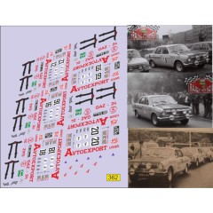 1:43 Декаль горький 24 Ралли Rajd Polski 1974 г.