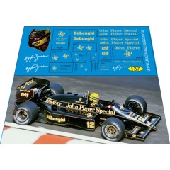 1:43 декаль Formula 1 №14 Lotus 97T Айртон Сенна (1985)