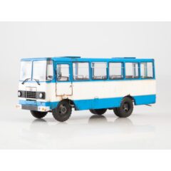 1:43 Масштабная модель Автобус Прогресс-35 голубой (со следами эксплуатации)