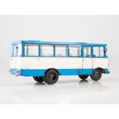 1:43 Масштабная модель Автобус Прогресс-35 голубой (со следами эксплуатации)