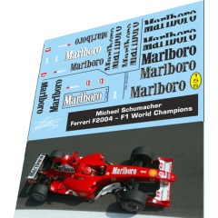1:43 декаль Formula 1 №25 ferrari F2004