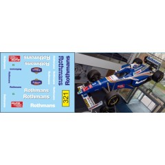 1:43 Декаль Formula 1 №54 Williams FW19