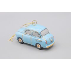 Ёлочная игрушка "Запорожец горбатый" голубой