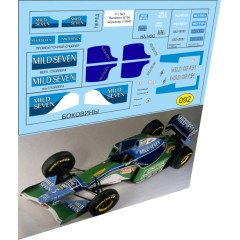 1:43 декаль Formula 1 Выпуск №3 Benetton B194 Шумахер 1994