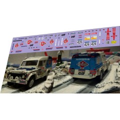 1:43 декаль LAND Rover 110 Honda Lee CooperDakar 1988