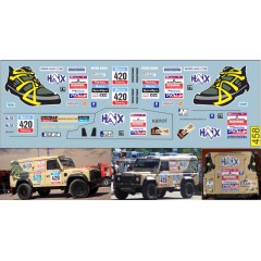 1:43 Декаль Land Rover Dream #420  Dakar 2015