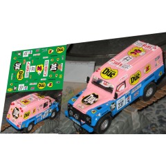 1:43 декаль Land rover Duc Z dakar 1994