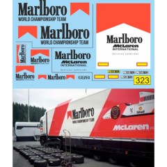 1:43 Декаль Renault Magnum McLaren F1 Motorhome