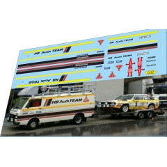1:43 декаль VW LT28 техничка команды Audi