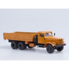 1:43 Масштабная модель КрАЗ-257 Б1 бортовой, (оранжевый)