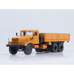 1:43 Масштабная модель КрАЗ-257 Б1 бортовой, (оранжевый)